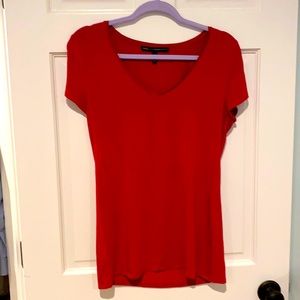 White House Black Market Magenta Tee